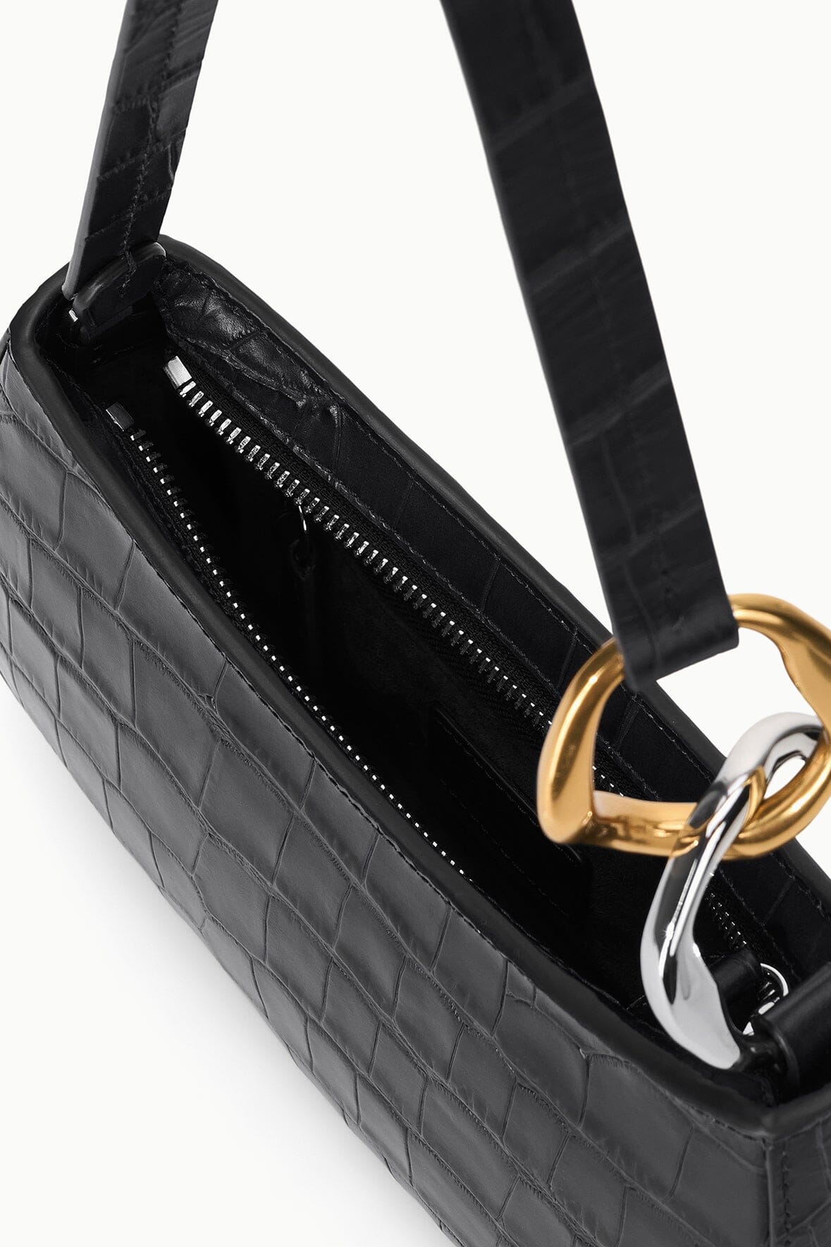 Ollie Bag | Black Croco