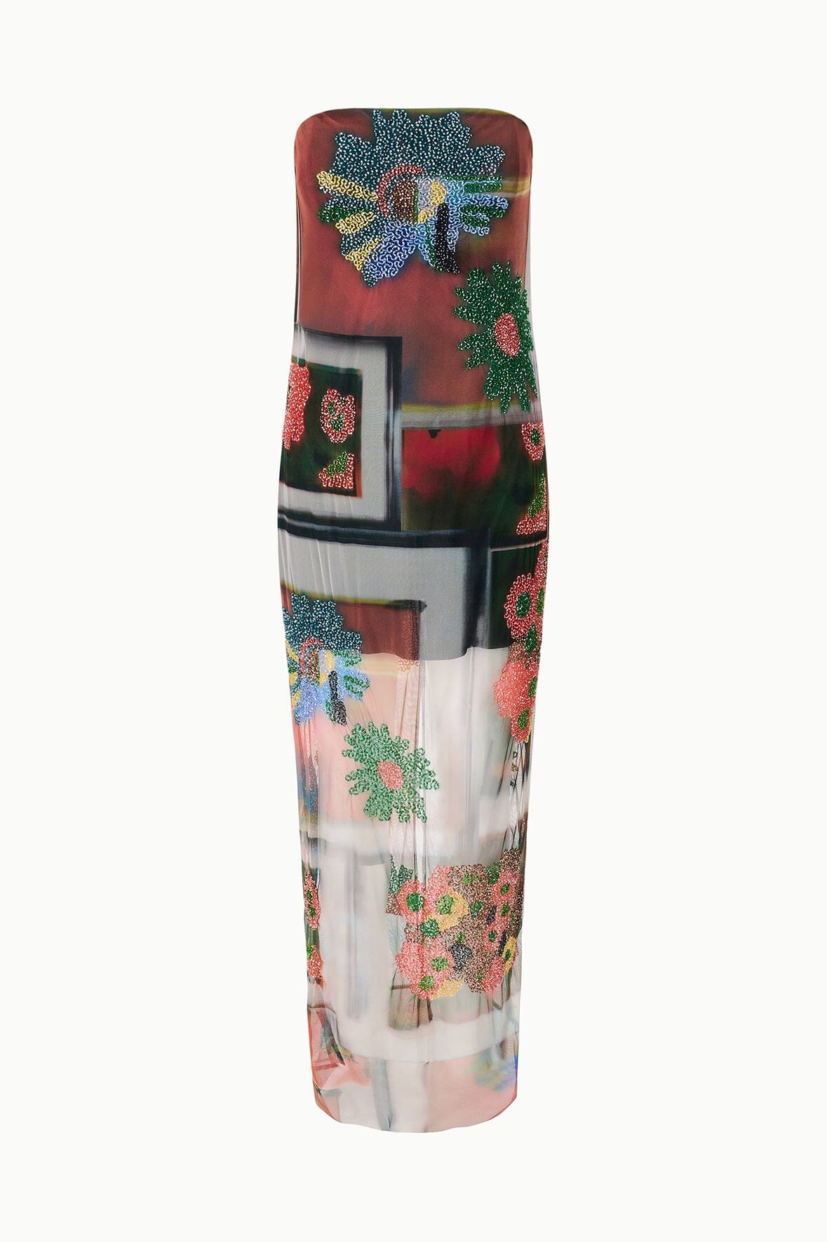 Liliana Dress | Beaded Superbloom Scarf