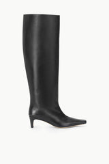 WIDE SHAFT WALLY BOOT | BLACK