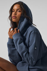 Renown Heavy Weight Hoodie - Bluestone