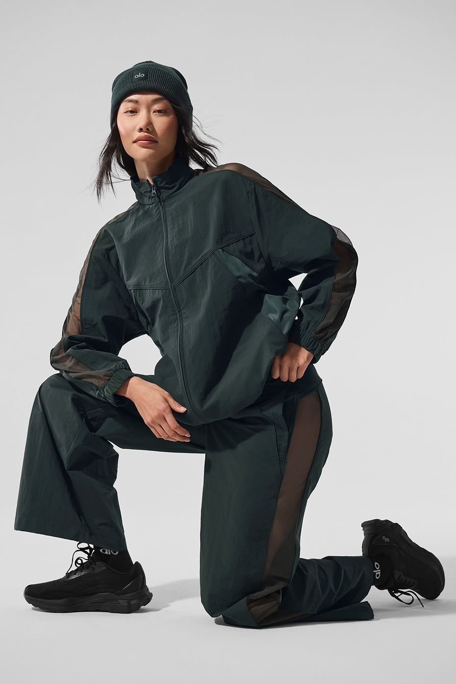 Origin Full-Zip Track Jacket - Charcoal Green