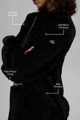 Micro Corduroy On Duty Jacket - Black