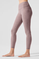 Alosoft High-Waist 7/8 Highlight Legging - Dark Pink Quartz Heather