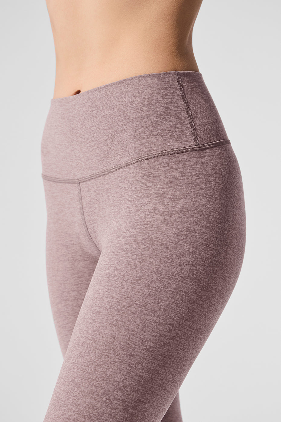 Alosoft High-Waist 7/8 Highlight Legging - Dark Pink Quartz Heather
