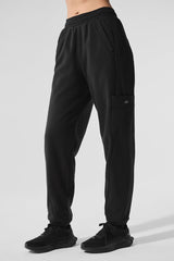 Polar Fleece Wintry Mix Pant - Black