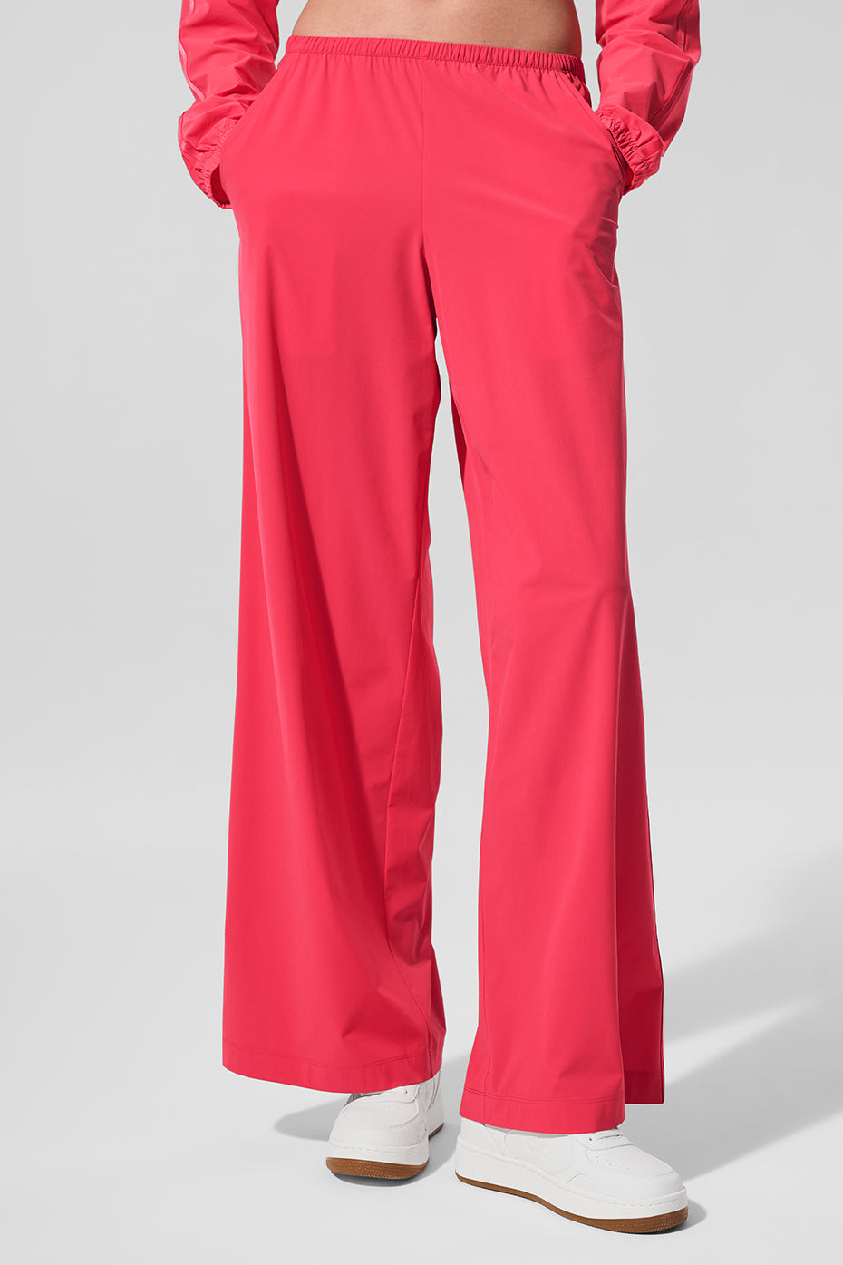 Breezy Wide Leg Pant (Long) - Candy Red