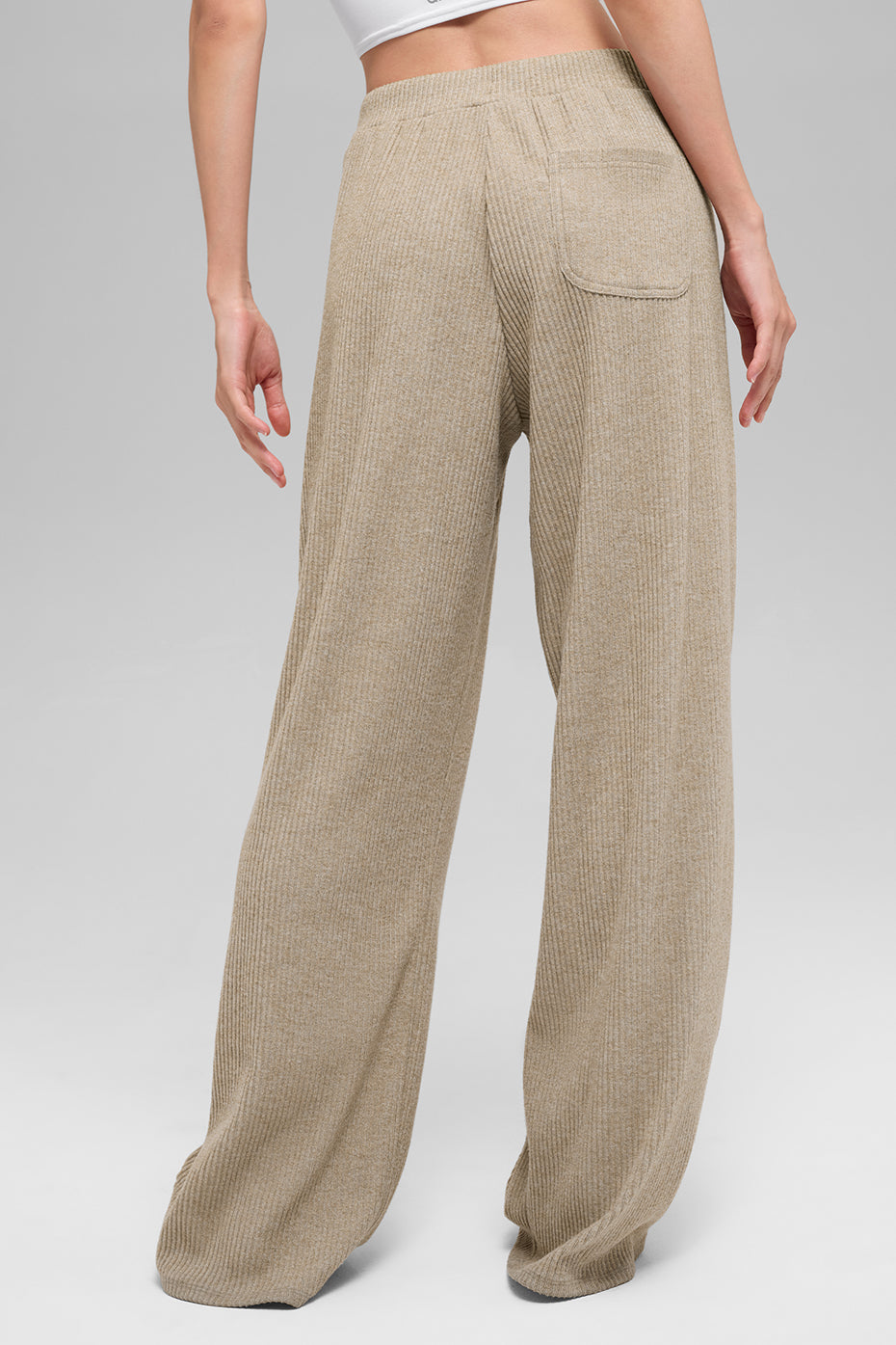Muse Wide Leg Pant - Gravel Heather