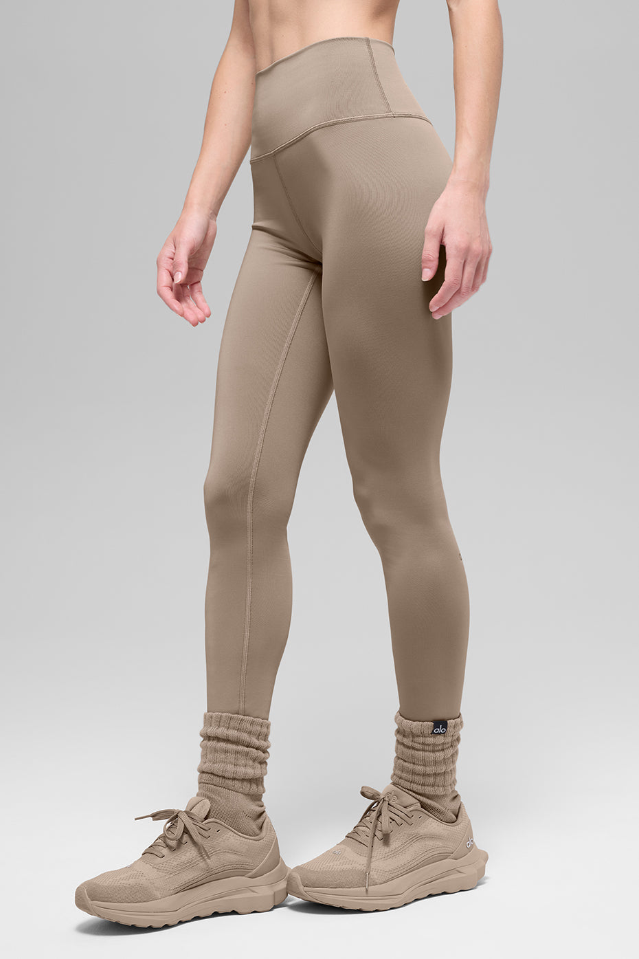 High-Waist Airlift Legging - Gravel