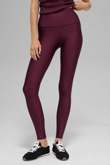 High-Waist Airlift Legging - Burgundy