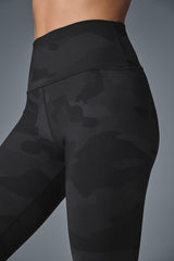 High-Waist Camo Vapor Legging - Black Camouflage