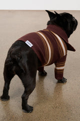 Pet Hampton Sweater | Tobacco Stripe