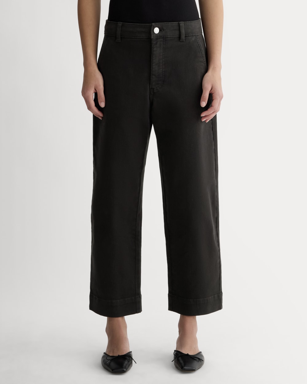 The Utility Straight-Leg Pant | Black | 26.5" Inseam