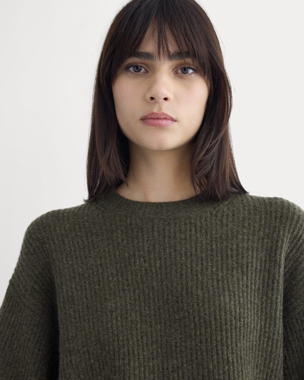 The Cocoon Crew in Wool Cashmere | Heather Beech