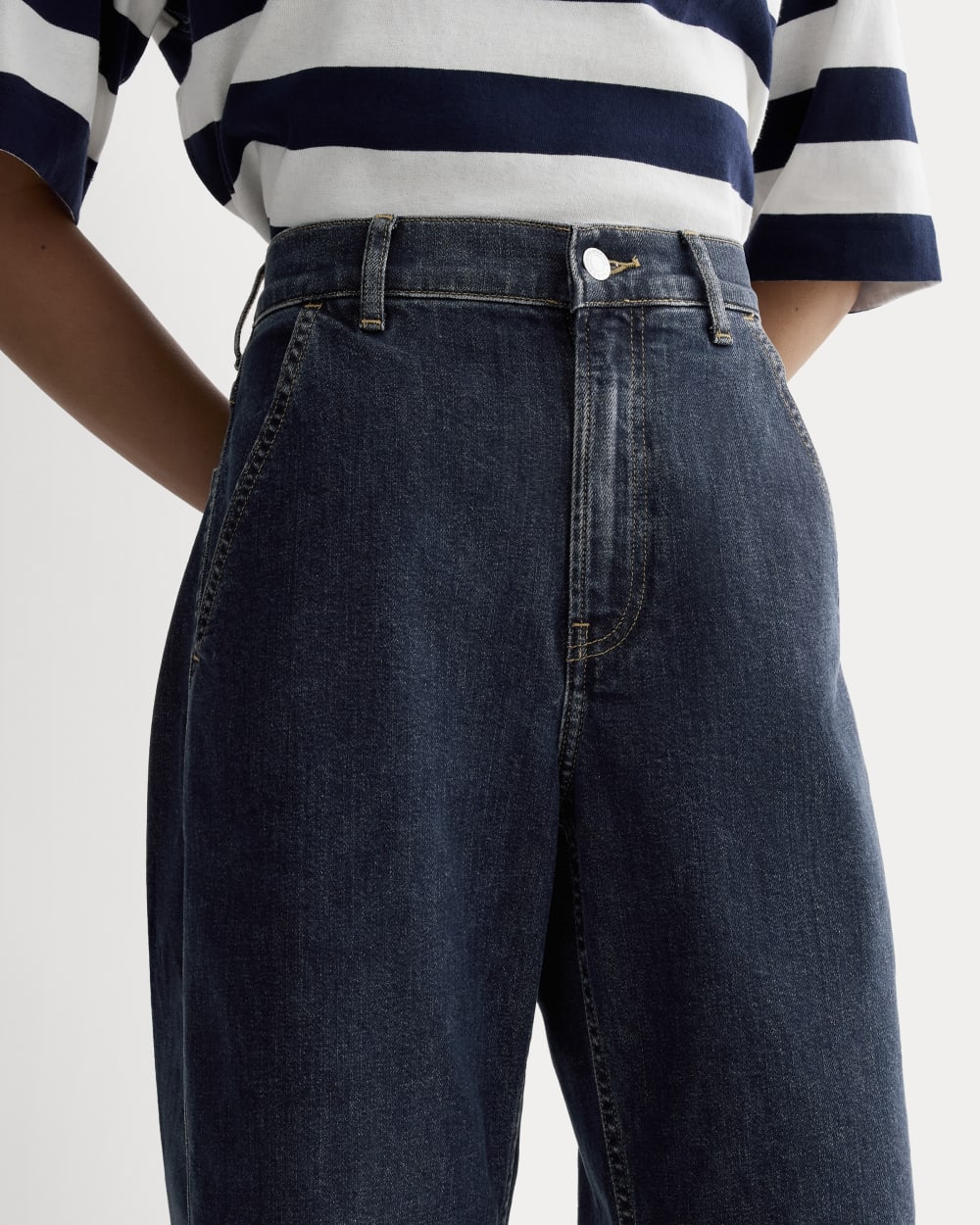 The Way-High® Twist Curve Jean | Indigo Rinse