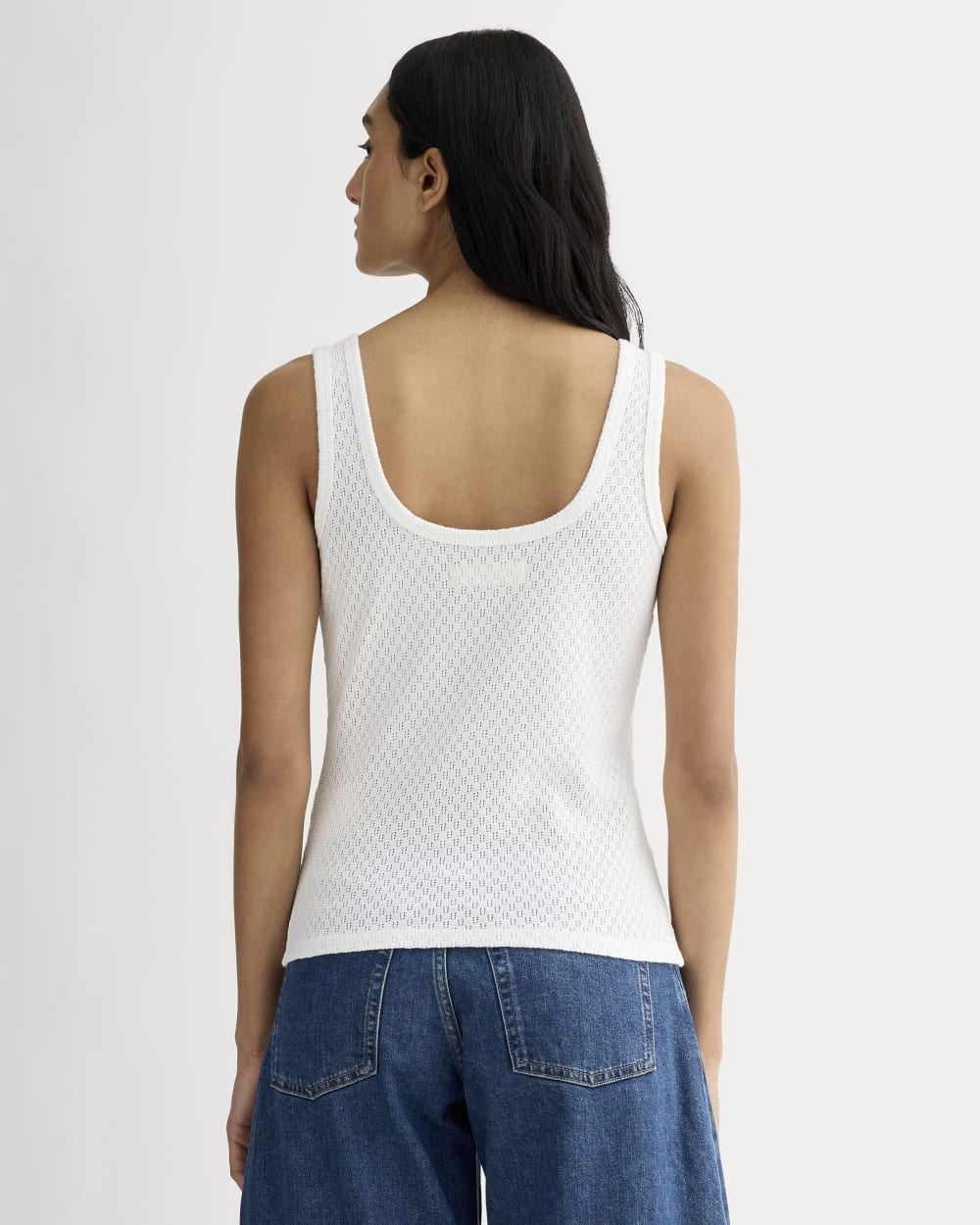 The Pointelle Cami | White