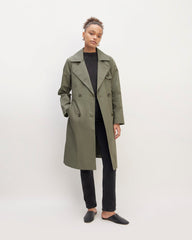 The Trench Coat | Pewter Green
