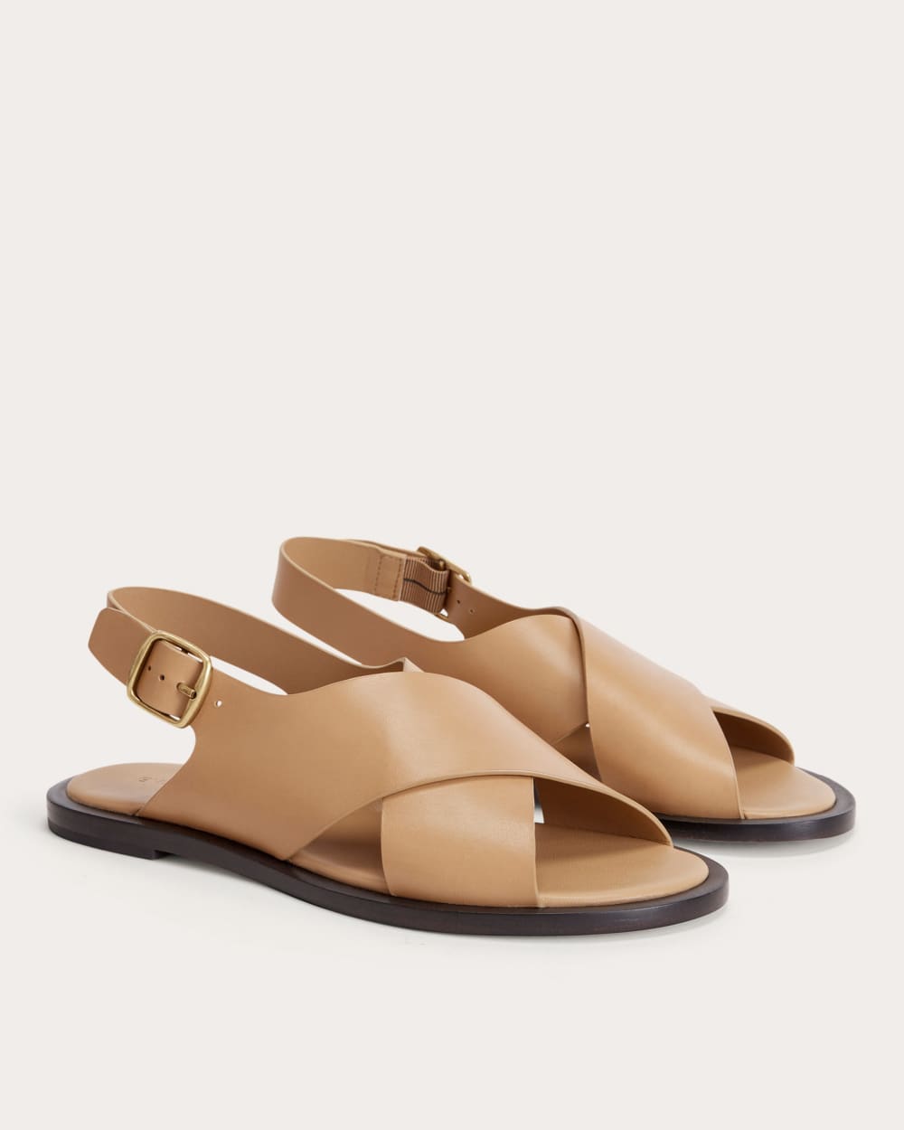 The City Crossover Sandal | Light Taupe