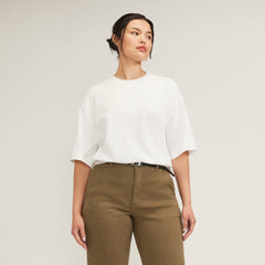 The Premium Weight Relaxed Tee | White