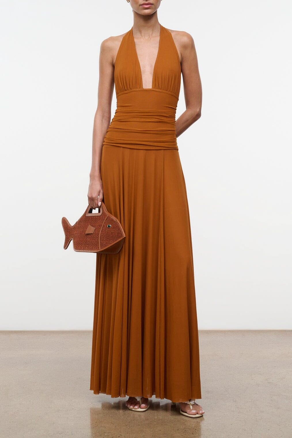 Alessandra Dress | Cocoa Butter