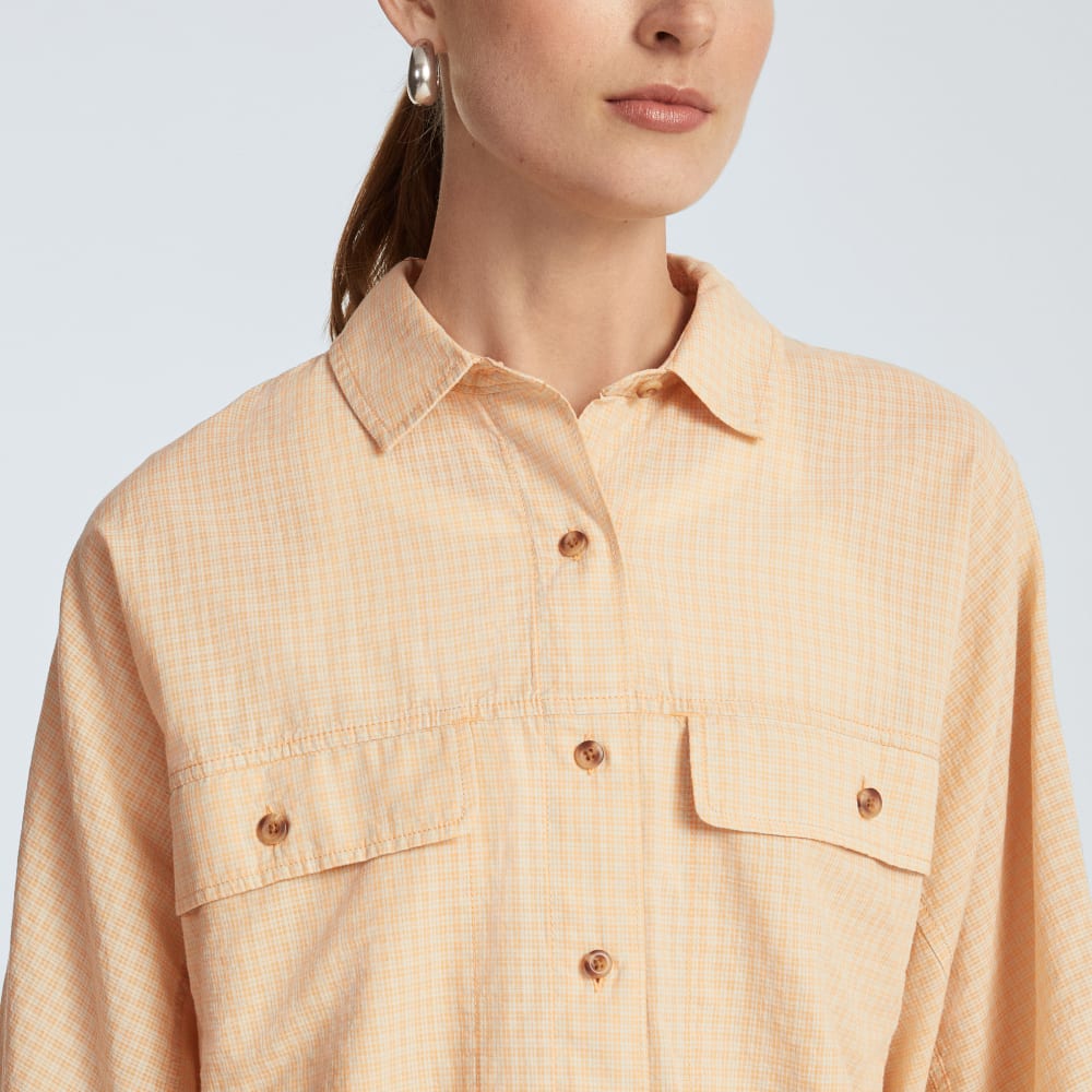 The Cotton Tourist Shirt | Orange Plaid
