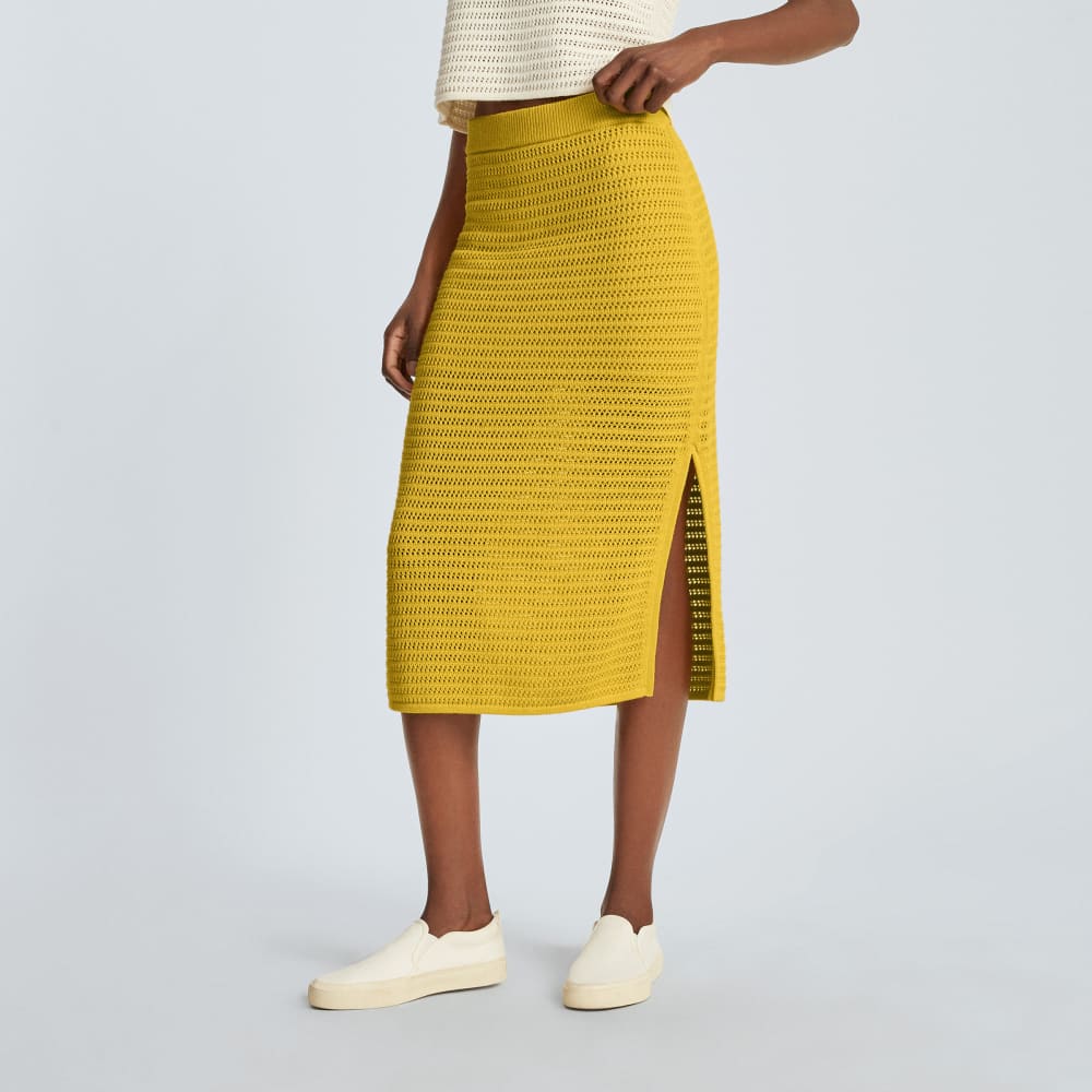 The Crochet Knit Skirt | Super Lemon