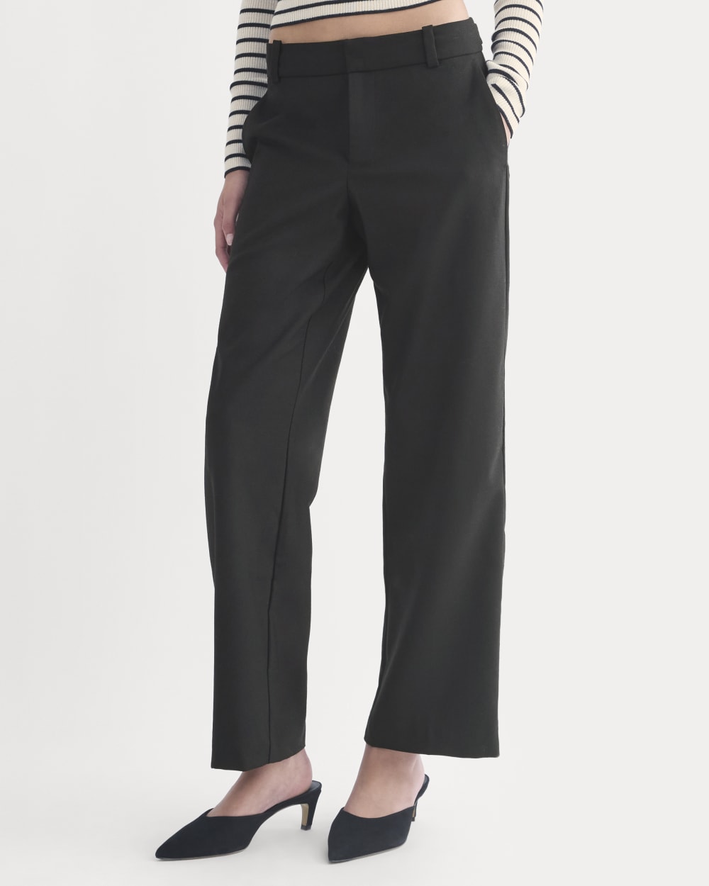Straight-Leg Trouser in Tailor Twill | Black