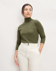 The Organic Cotton Turtleneck | Kalamata