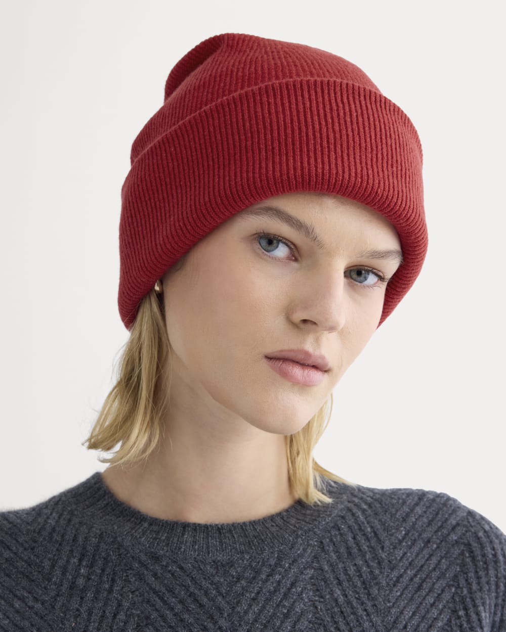 The Cabin Beanie | Berry Red