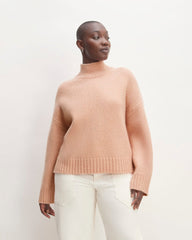 The Cloud Oversized Turtleneck | Blush Pink
