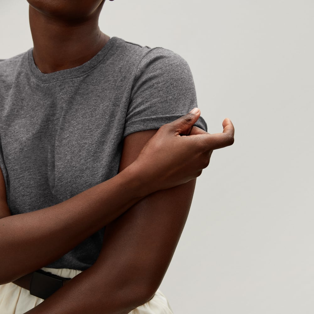 The Organic Cotton Crew Tee | Charcoal