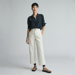 The Organic Straight-Leg Pant | Bone