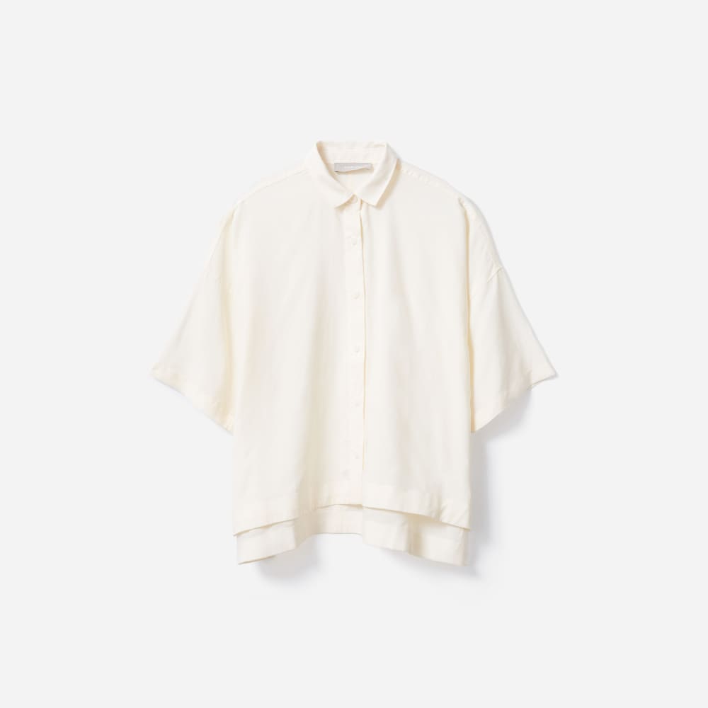 The Drapey Square Shirt | Bone