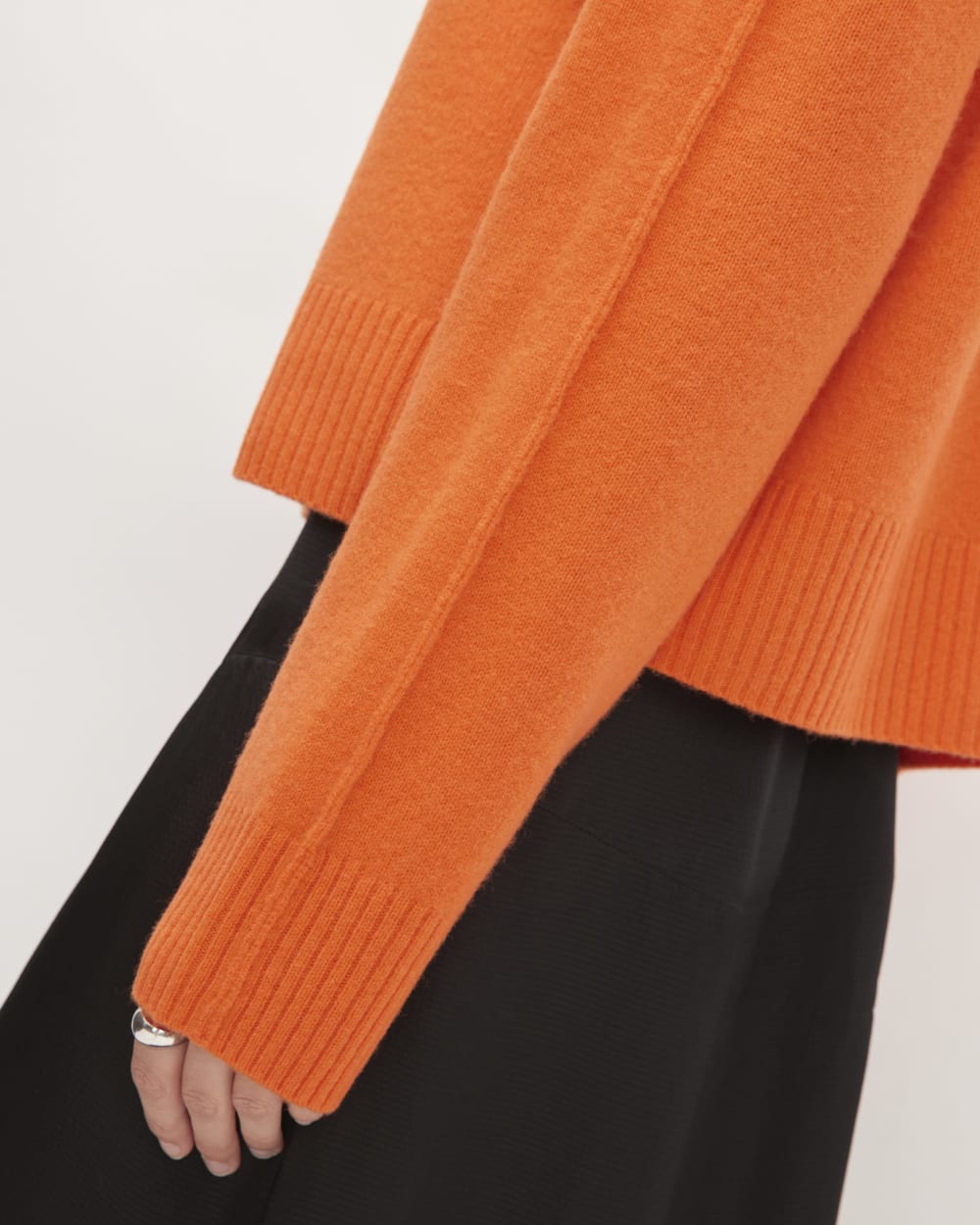 The Good Merino Wool Mockneck Sweater | Orange