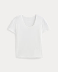 The Air Scoop-Neck Tee | White