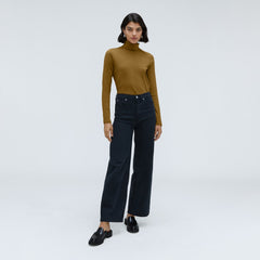 The Organic Cotton Turtleneck | Tapenade