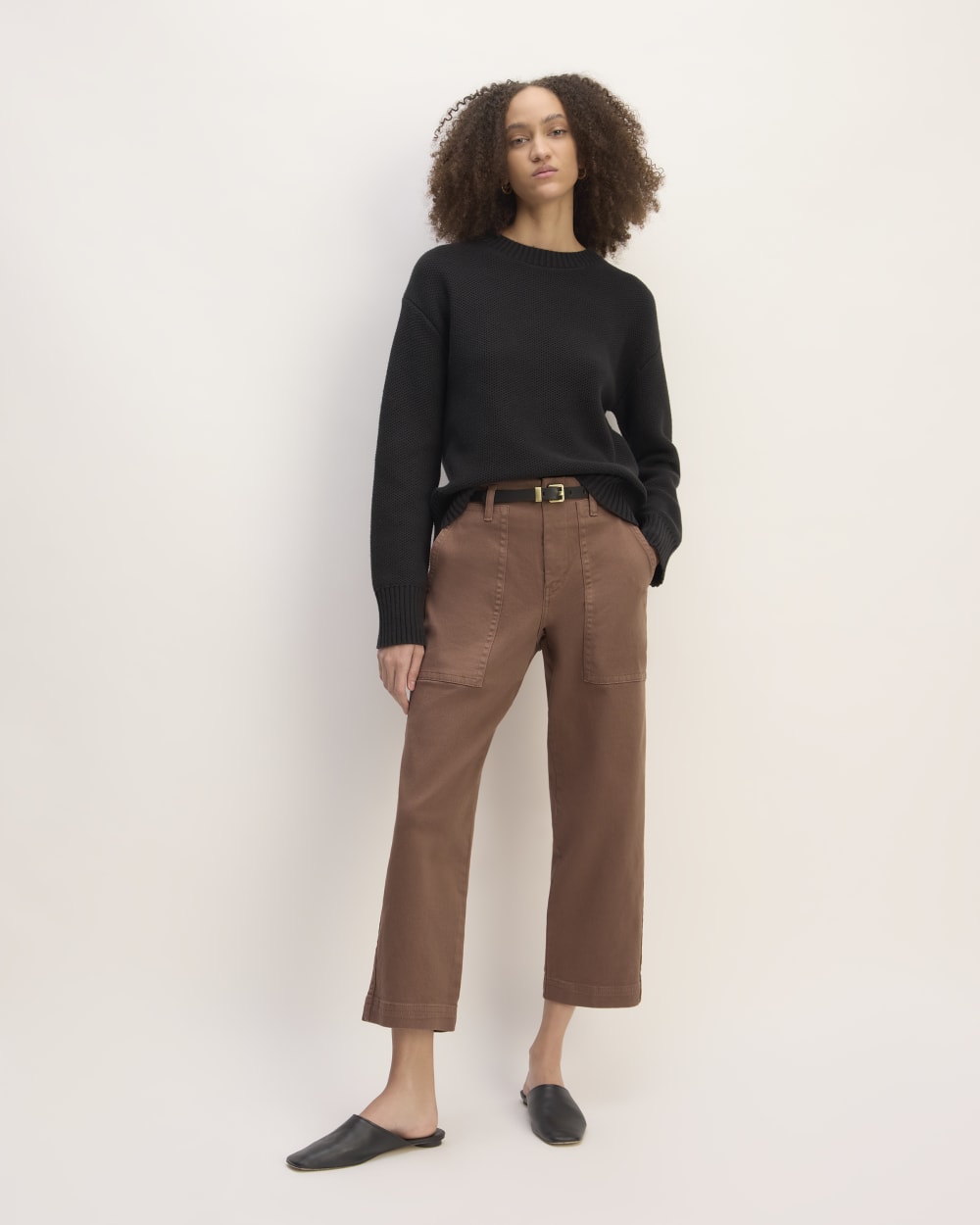 The Organic Utility Pant | Carob Brown