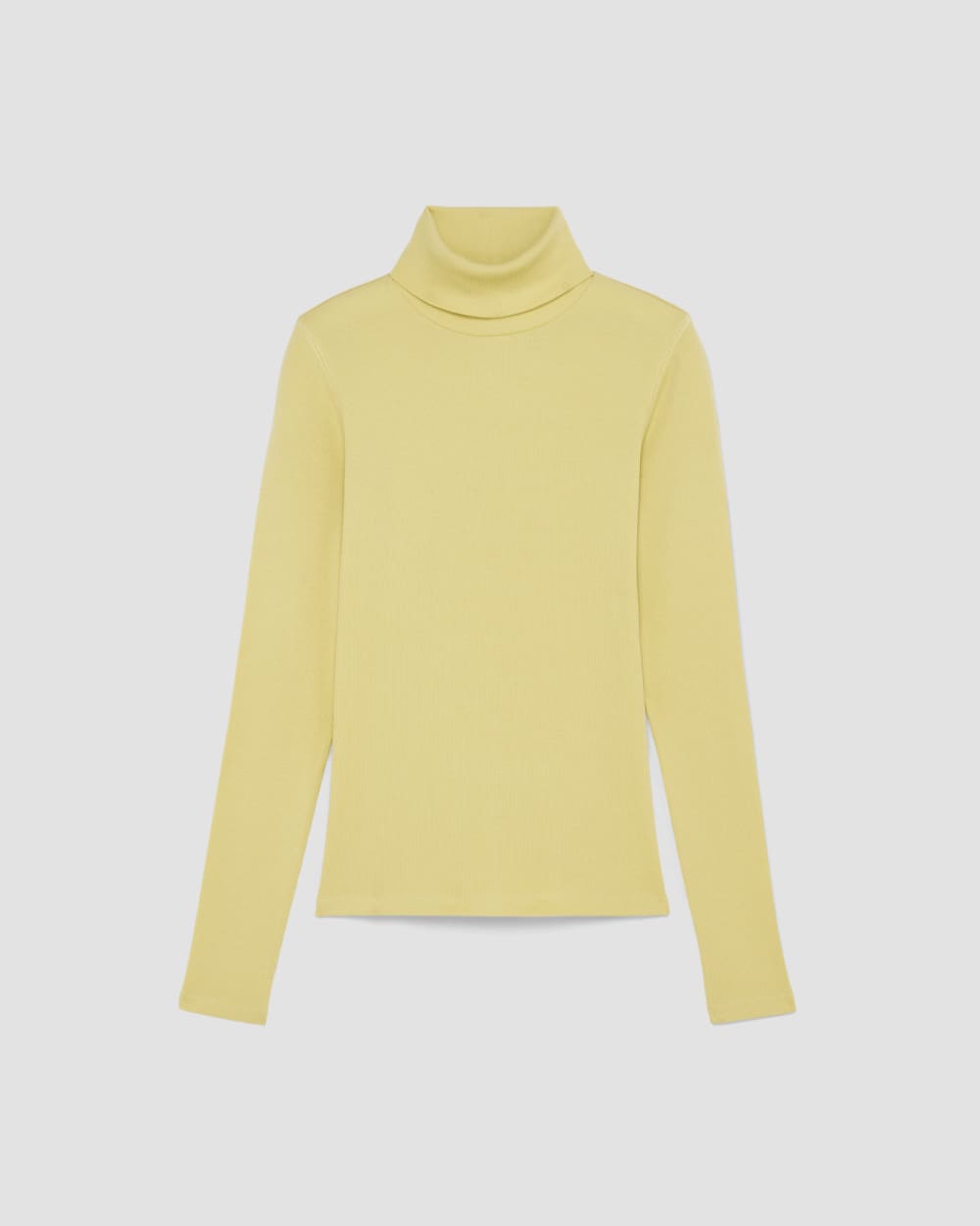 The Luxe Rib Turtleneck | Raffia