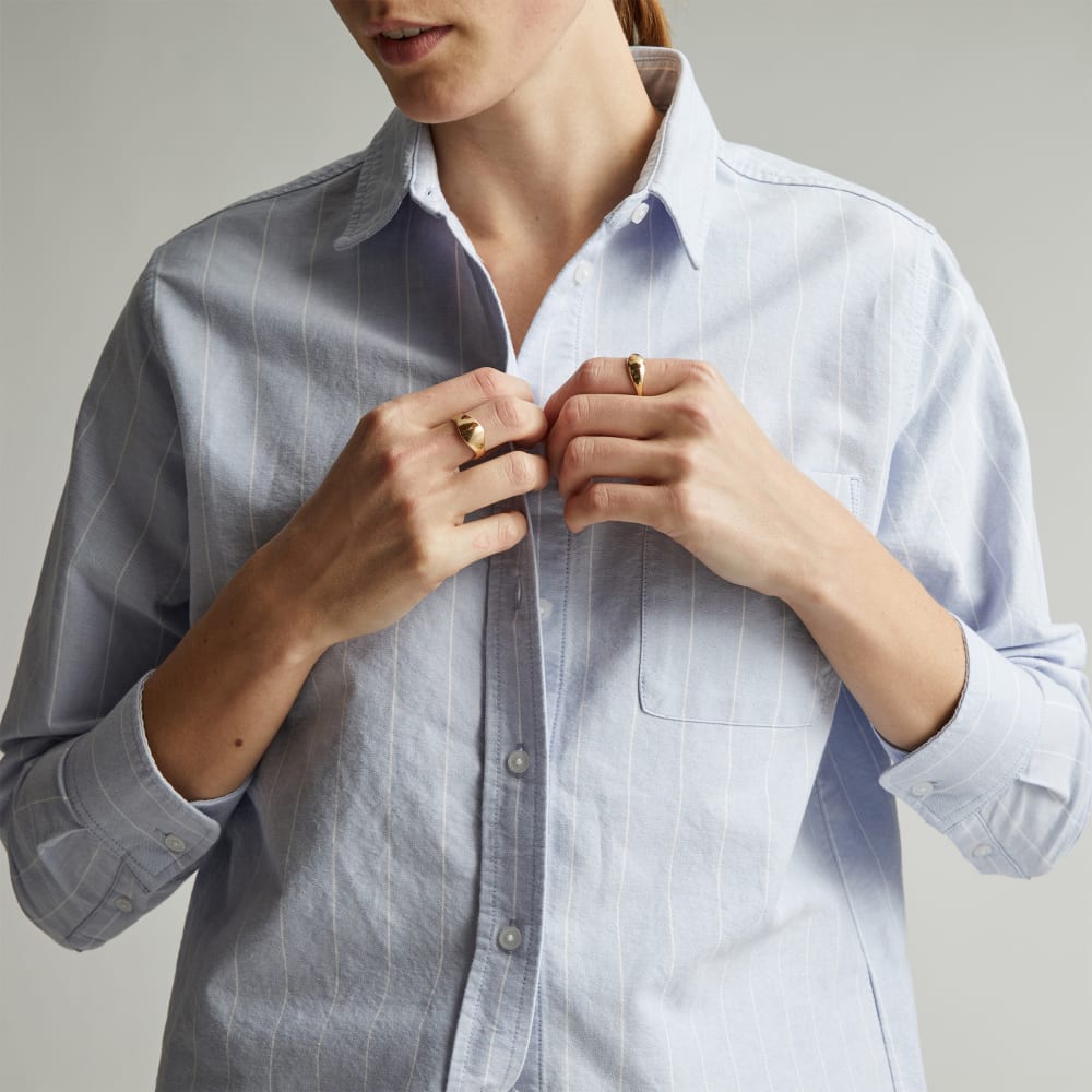 The Must-Have Oxford Shirt | Periwinkle / White