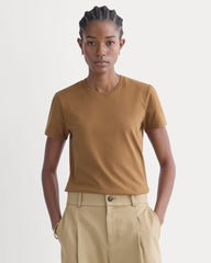 The Slim Crew in Essential Cotton | Toffee