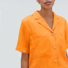 The Linen Workwear Shirt | Turmeric
