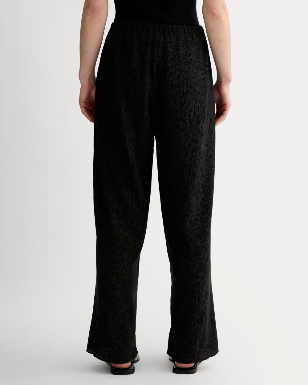 The Crinkle Pant | Black