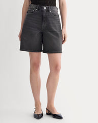 The Long A-Line Denim Short | Night