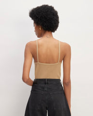 The Supima® Form Spaghetti Strap Cami | Tiger's Eye