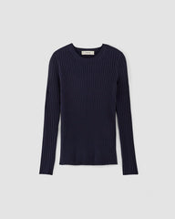 The Viscose Knit Crew | Navy
