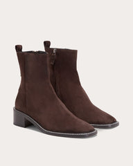 The City Boot | Dark Brown Suede