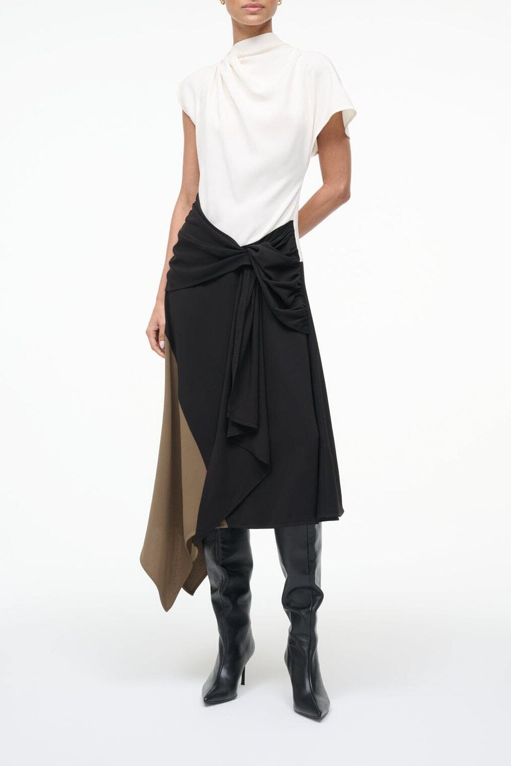 DAVINA DRESS | BLACK MULTI
