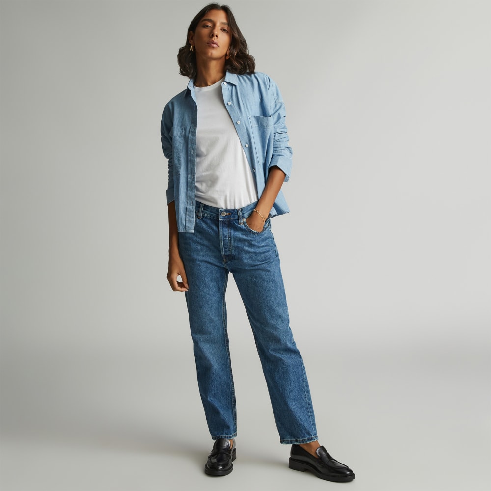 The Rigid Slouch Jean | Washed Indigo | 29.5” Inseam