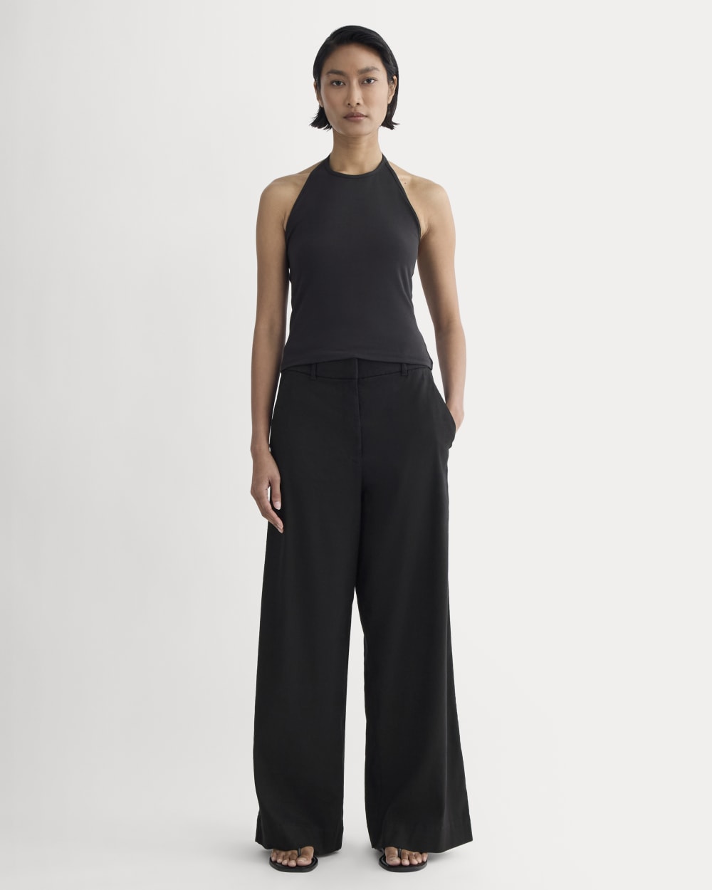The Form Halter Top | Black