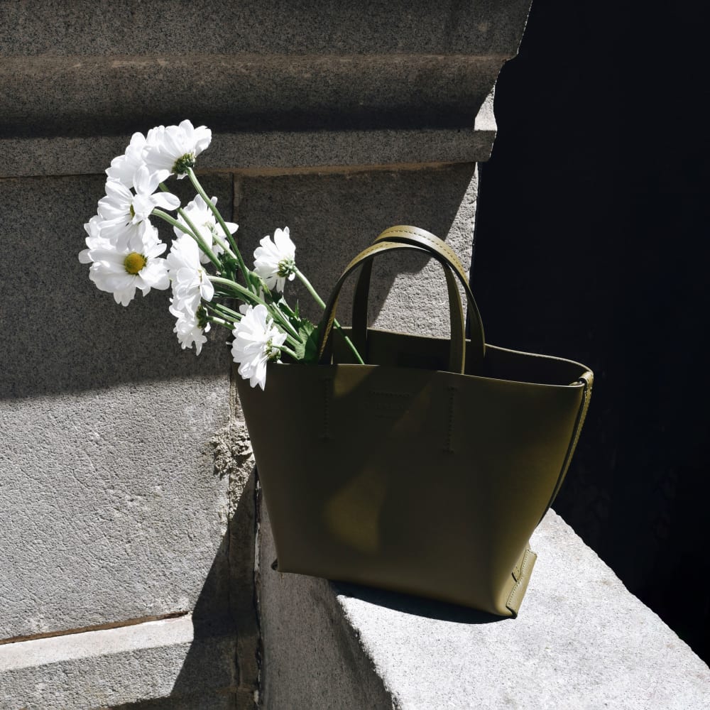 The Luxe Italian Leather Crossbody | Beech