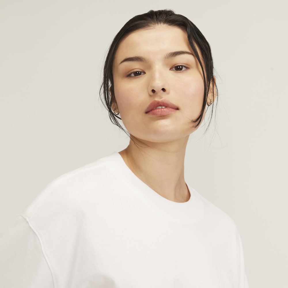 The Premium Weight Relaxed Tee | White